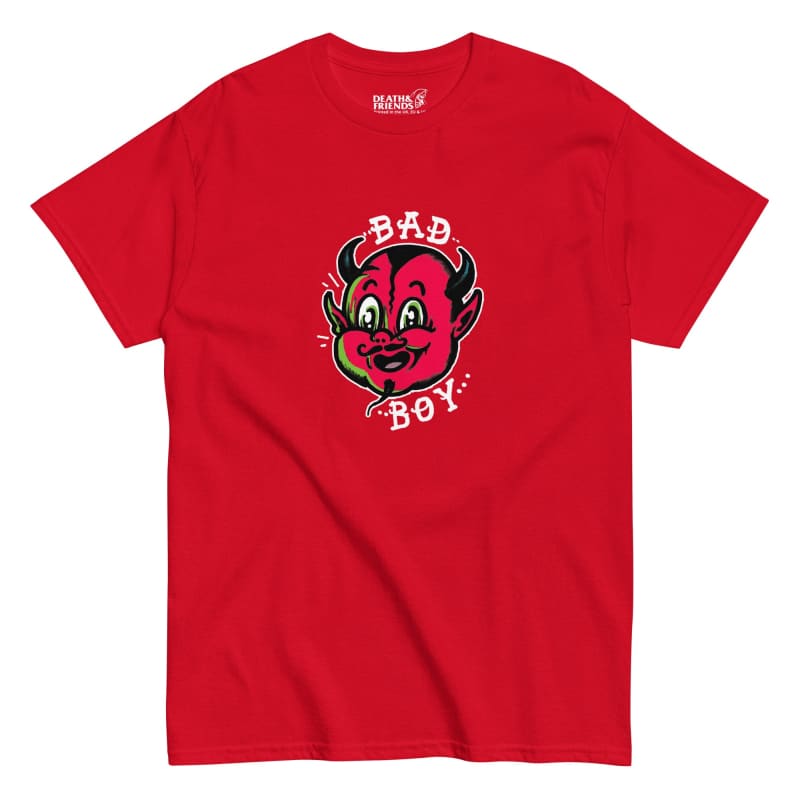 Bad Boy T-shirt - Death and Friends - Rockabilly Tee / Sick