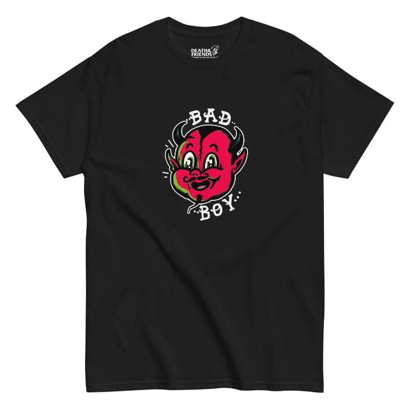 Bad Boy T-shirt - Death and Friends - Rockabilly Tee / Sick