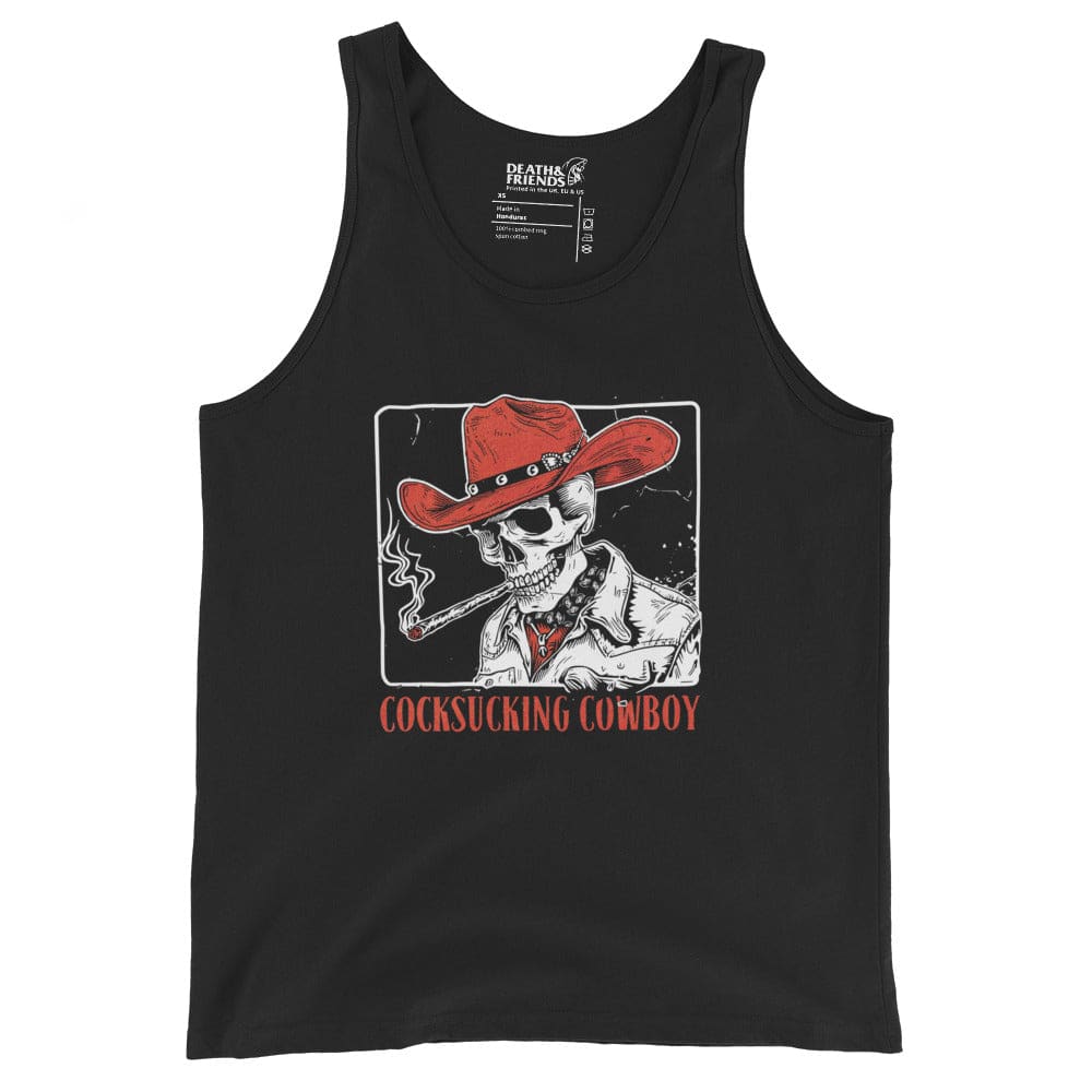 Cocksucking Cowboy Tank Top - Death & Friends - Gay Cowboy