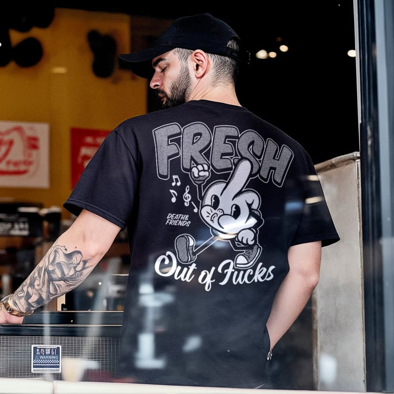 Fresh Out of Fucks Shirt – Death & Friends - Fresh Outta