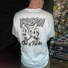 Fresh Out of Fucks T-Shirt - Death and Friends - Funny