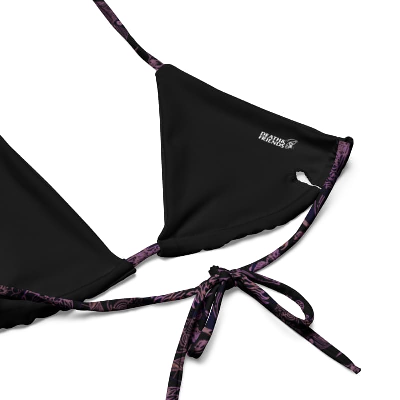 Full Set ’Carbon Sheet’ Eco String Tattoo Bikini