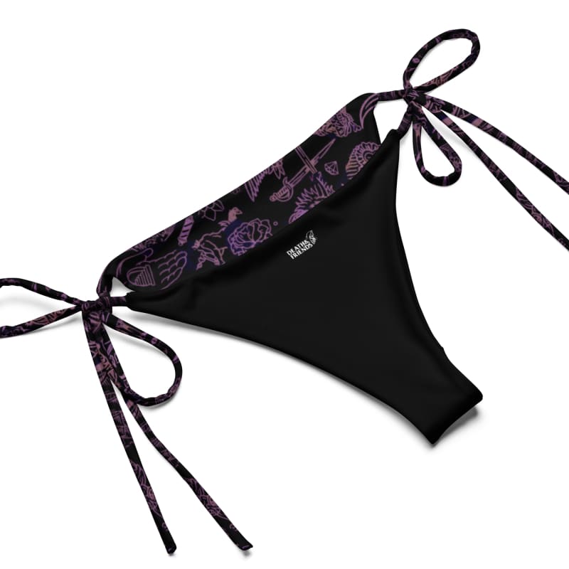 Full Set ’Carbon Sheet’ Eco String Tattoo Bikini