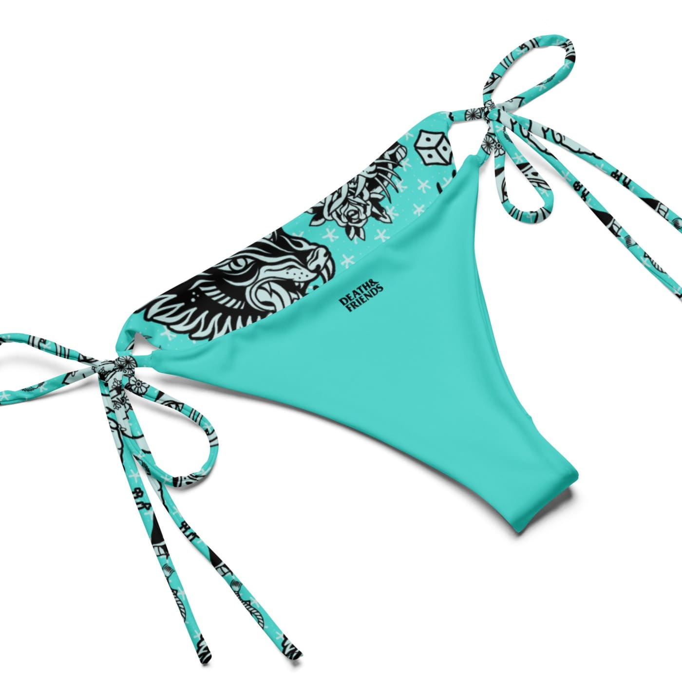 Full set ’Nautical’ Tattoo Eco-Friendly String Bikini