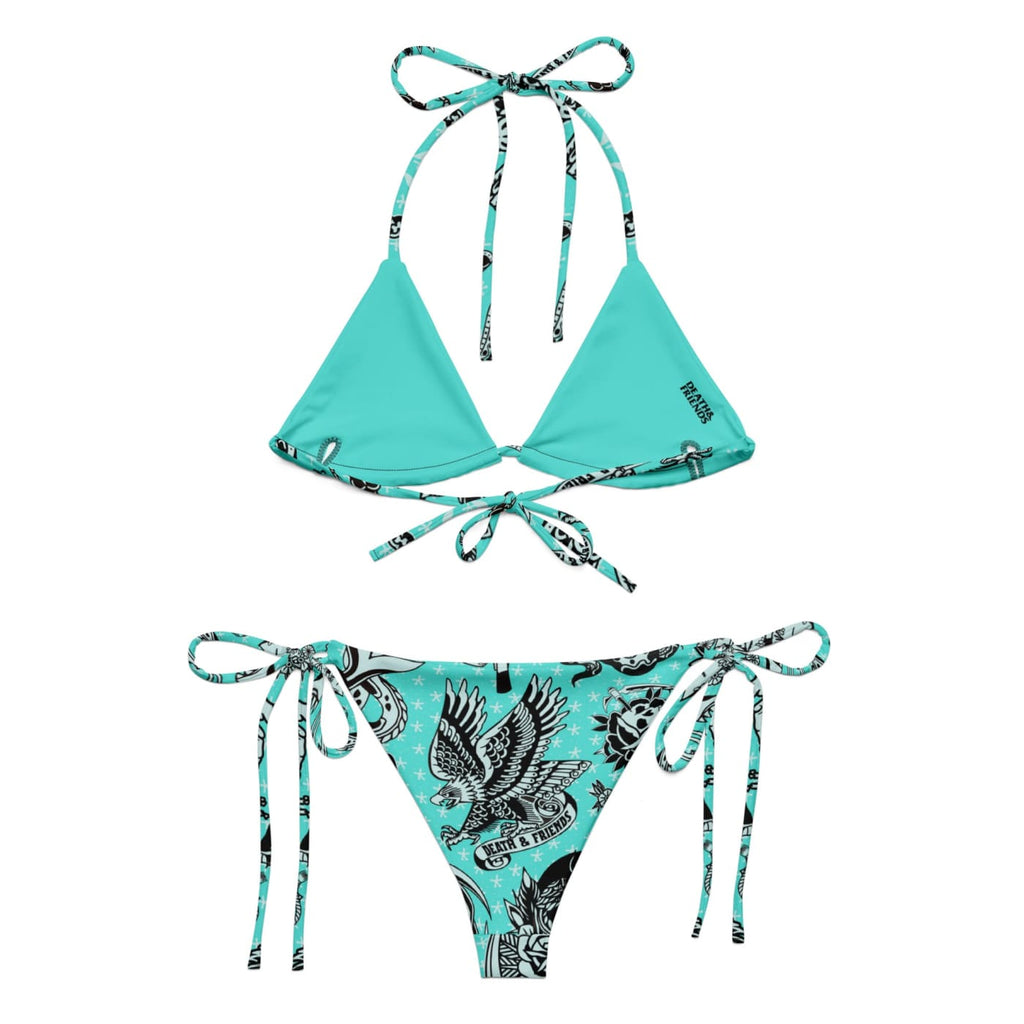 Full set ’Nautical’ Tattoo Eco-Friendly String Bikini