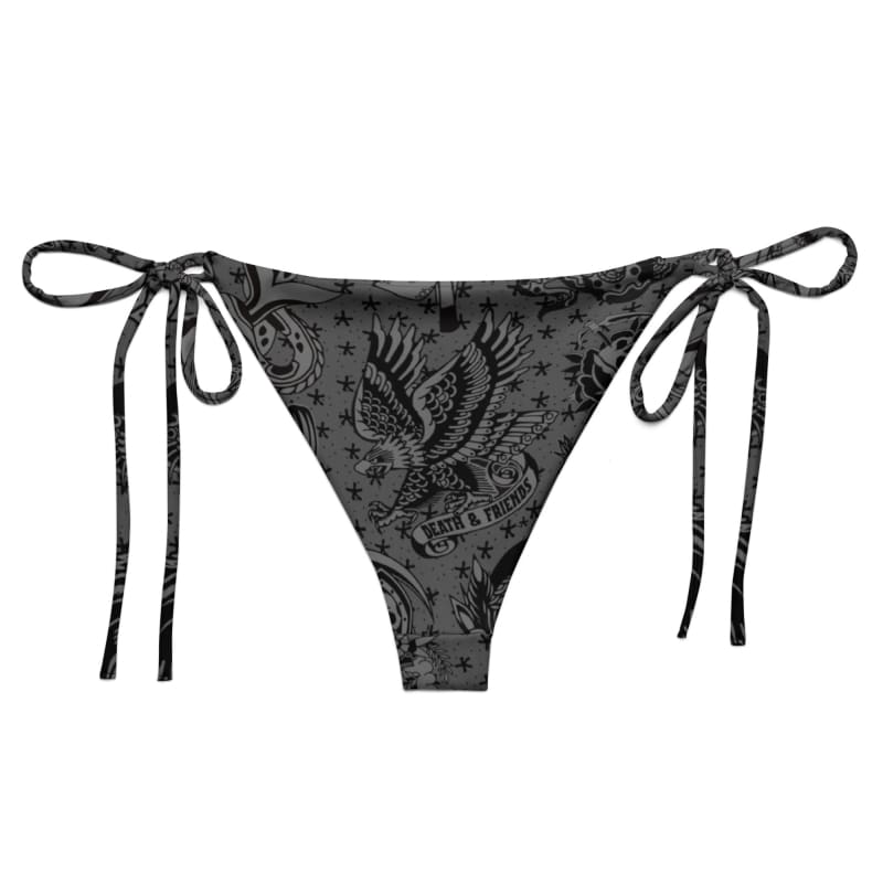 ’Gothic’ Old School Tattoo Recycled String Bikini