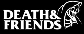 Death and Friends Logo - Underground Streetwear Brand UK Punk Clothing