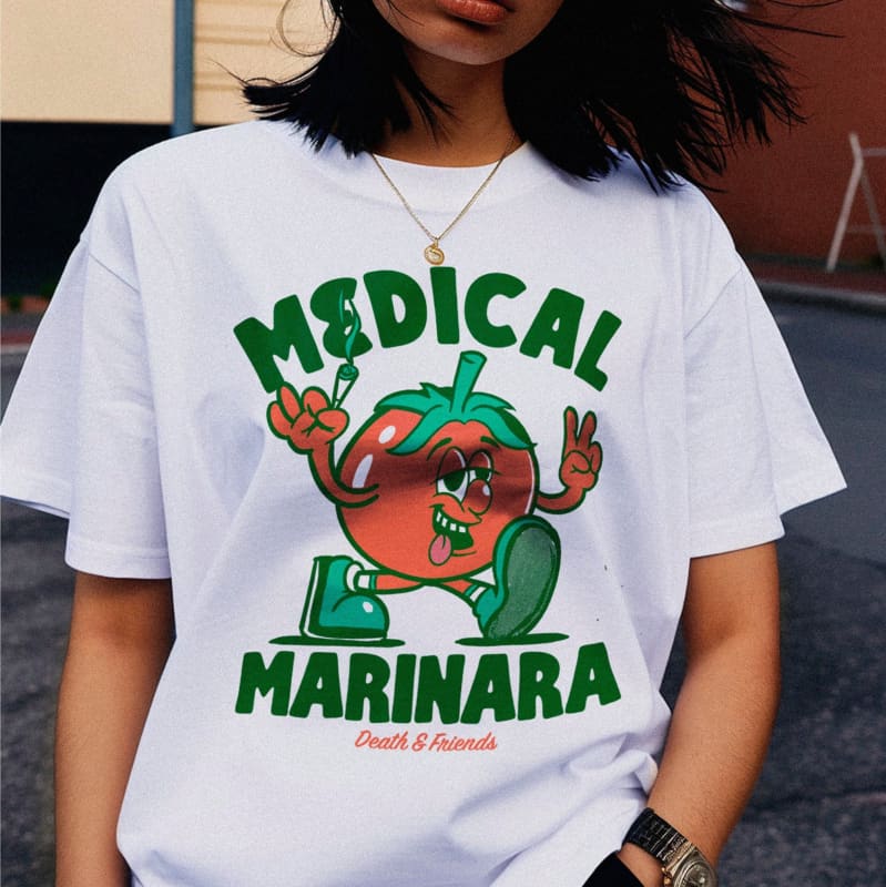 Medical Marinara Shirt - Death and Friends - Legalize