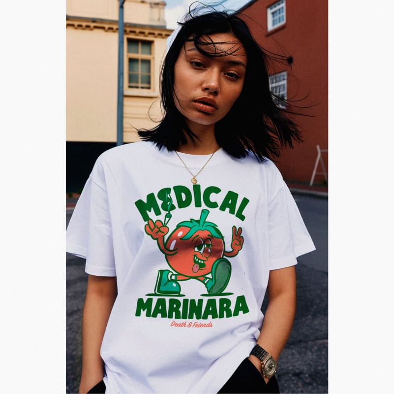 Medical Marinara Shirt - Death and Friends - Legalize