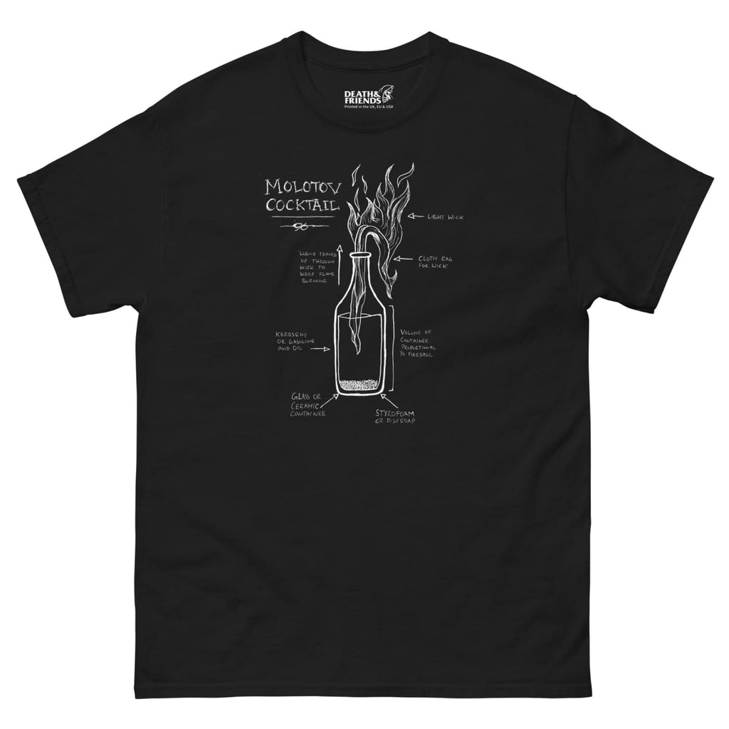 Anarchist Cookbook T-Shirt - Death and Friends - Molotov