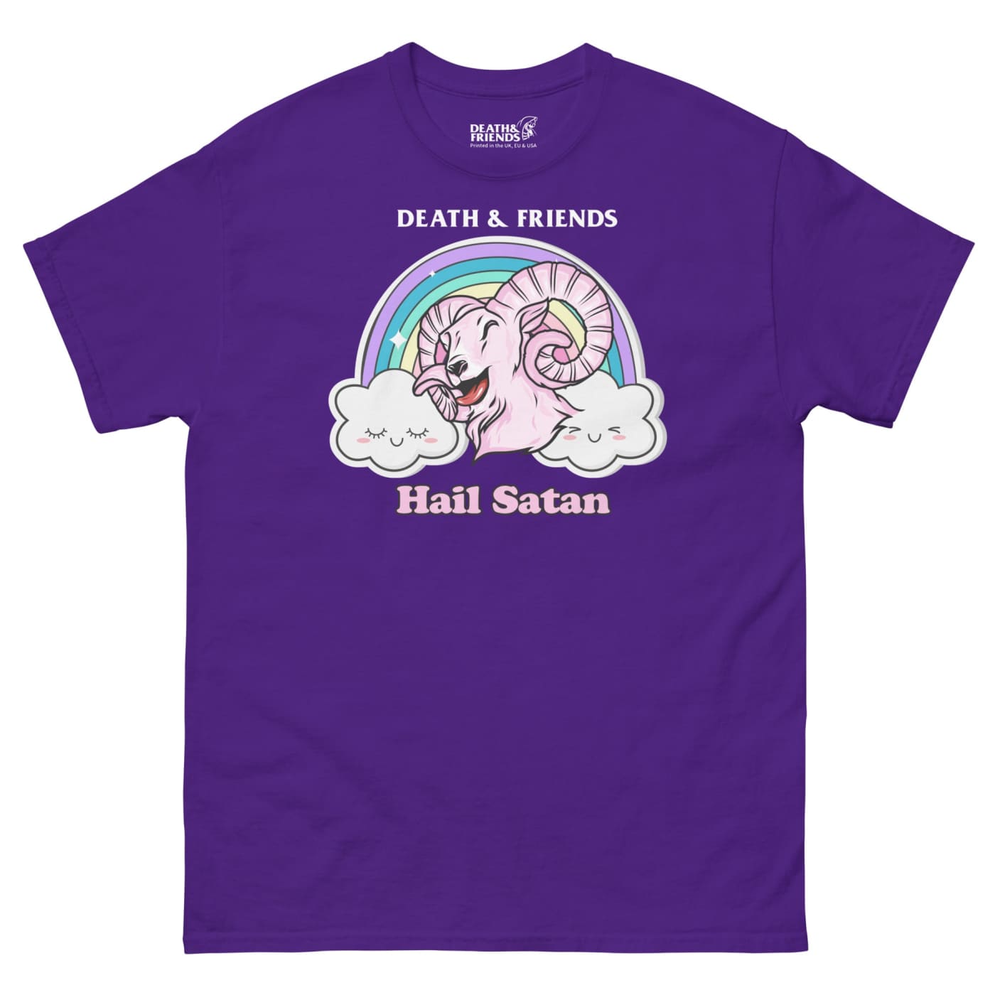 Kawaii Hail Satan T-Shirt - Death and Friends - Streetwear