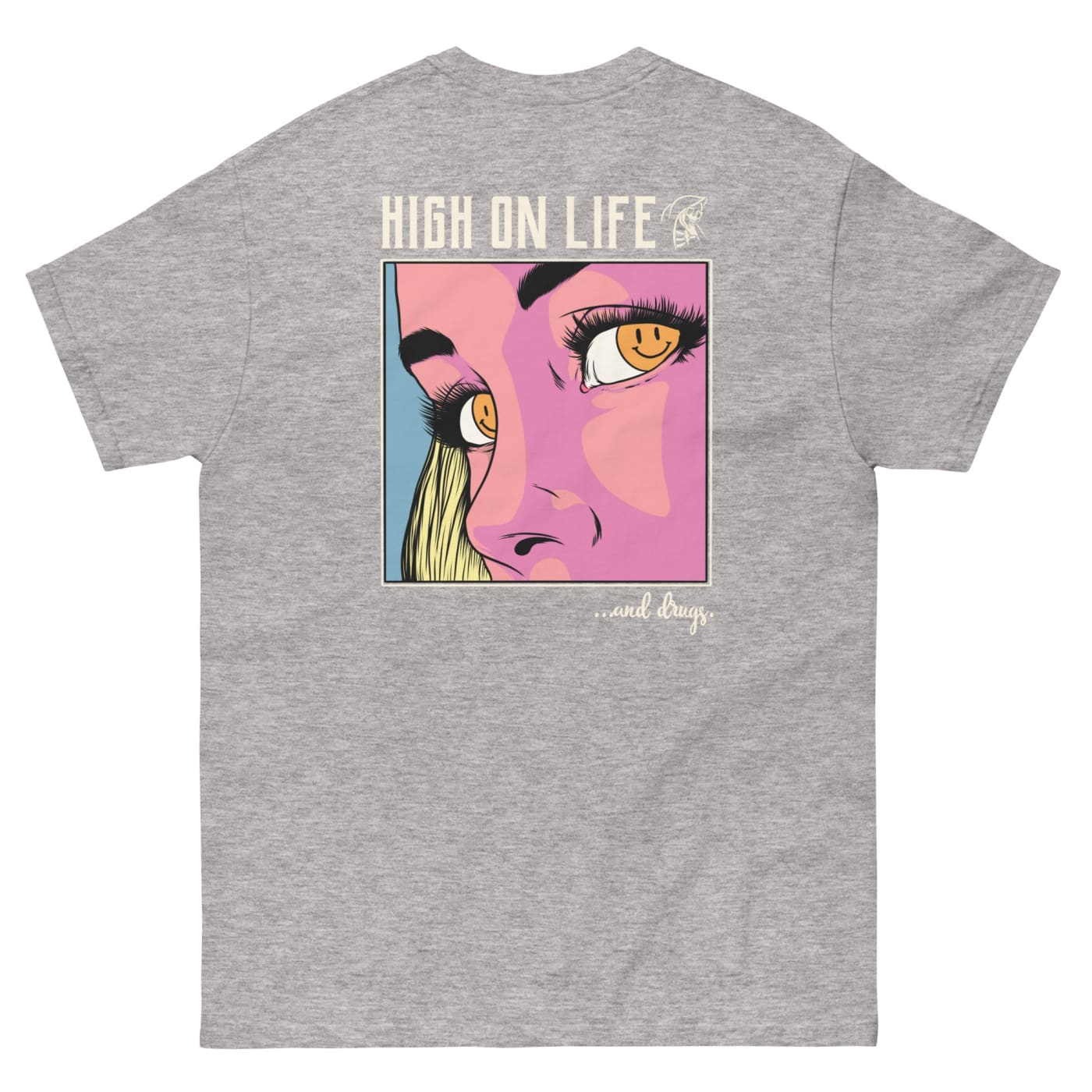 High on Life... and drugs Tee - Death and Friends - Acid