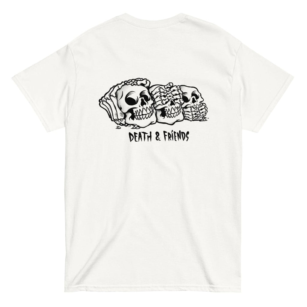 Three Wise Monkeys T-shirt - Death and Friends - Hear no