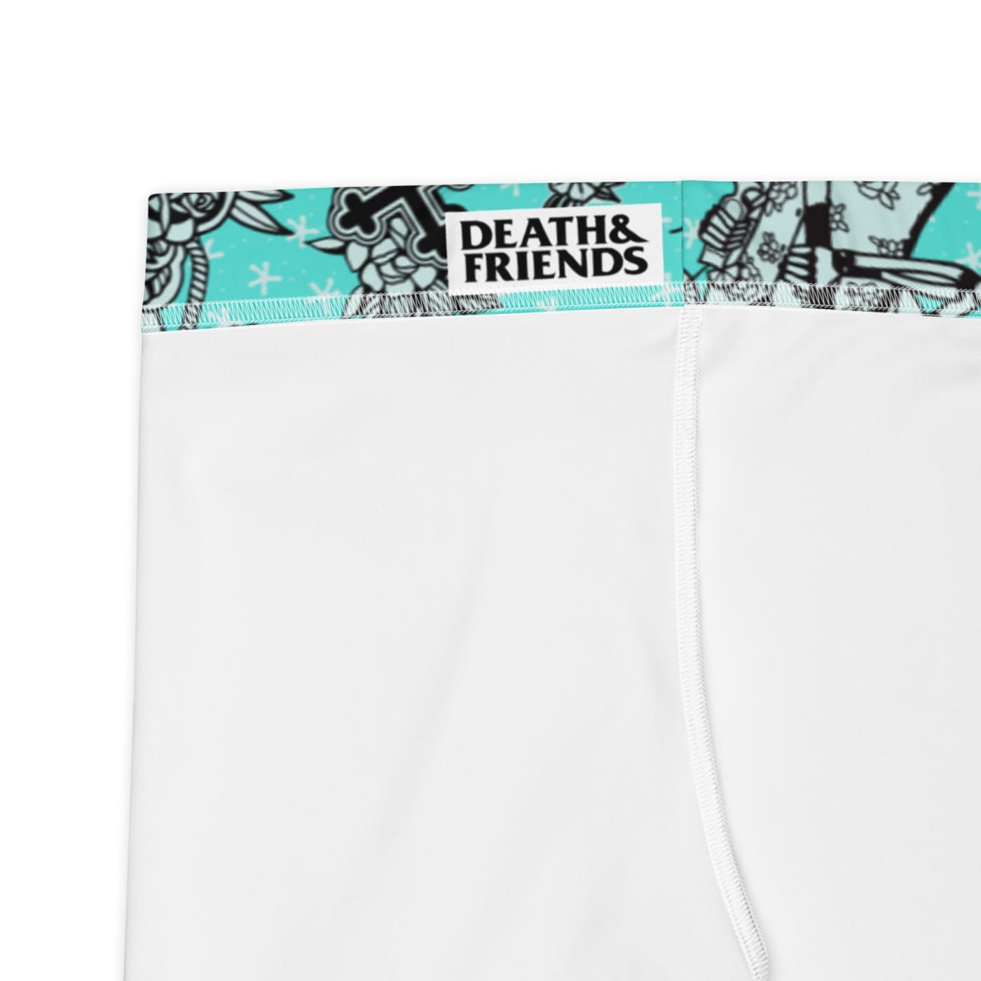 ’Nautical’ Old School Tattoo Yoga Shorts - Death