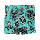 ’Nautical’ Old School Tattoo Yoga Shorts - Death