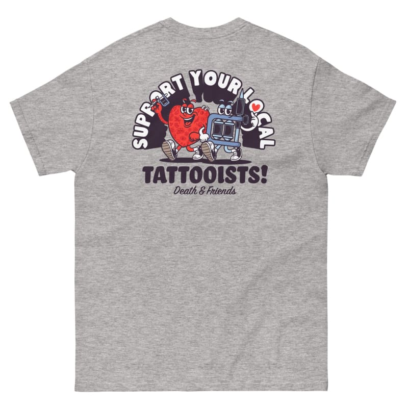 Support your Local Tattooists T-shirt - Tattoo Shop