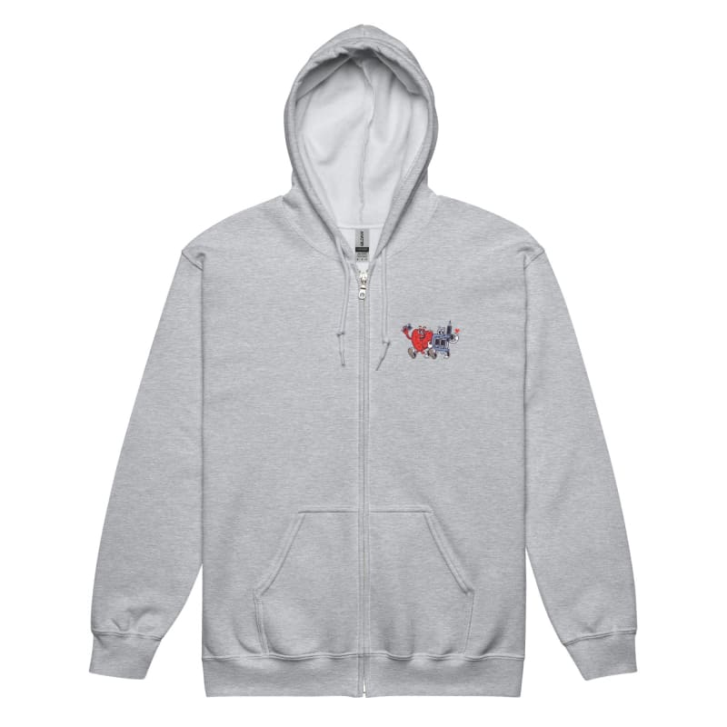 Support your Local Tattooists Zip Hoodie- Tattoo Sweatshirt