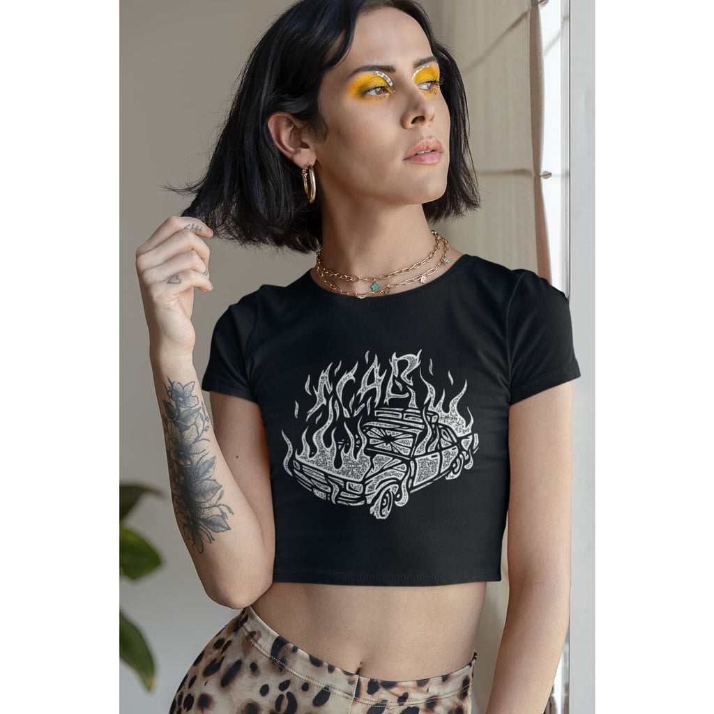 ACAB Cropped T - shirt - Death and Friends 1312 Shirt