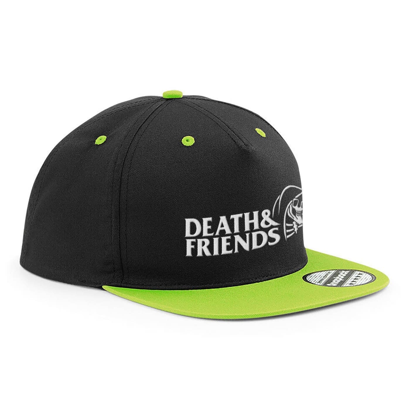 Death & Friends 5 - panel Contrast Snapback Hat - Death