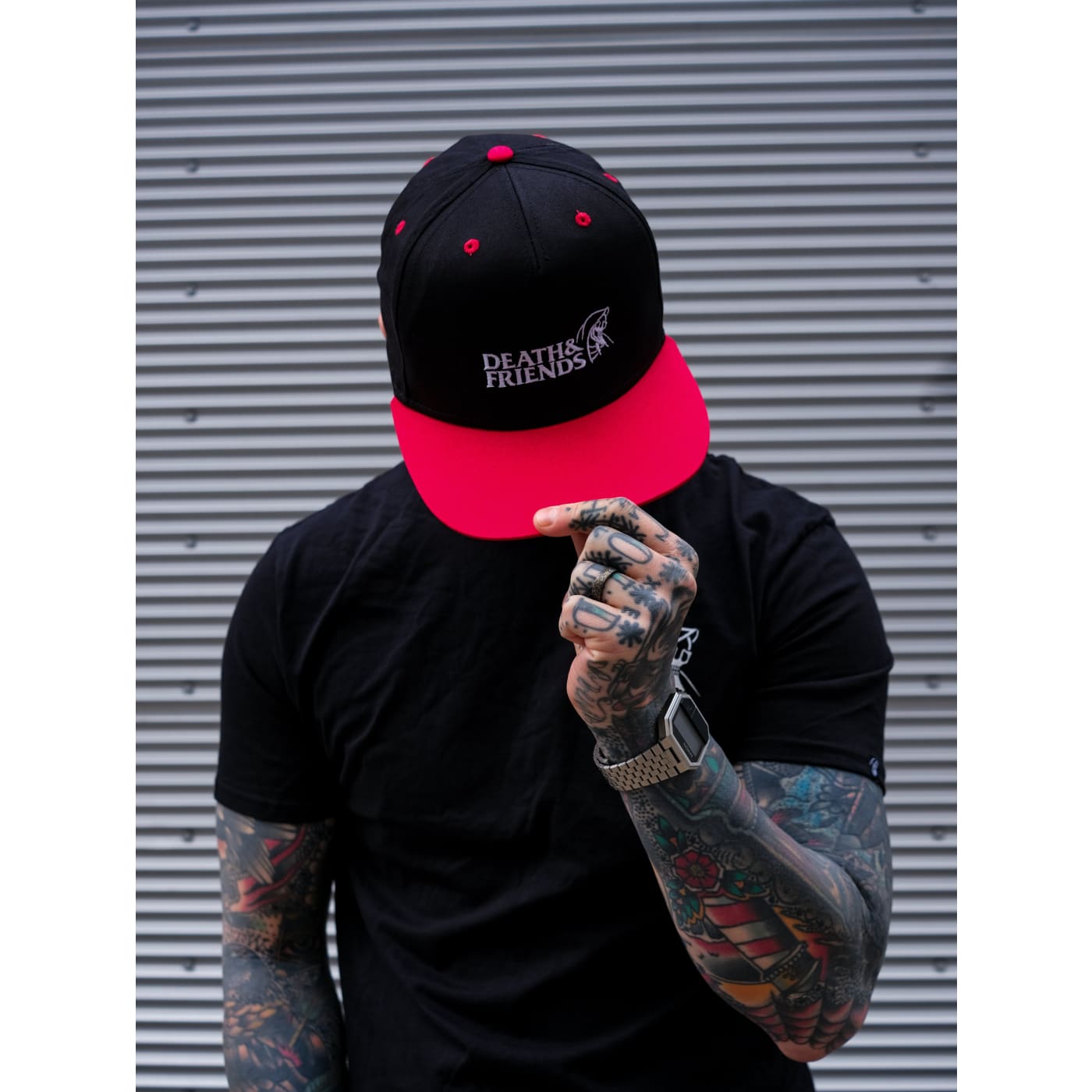 Death & Friends 5 - panel Contrast Snapback Hat - Death