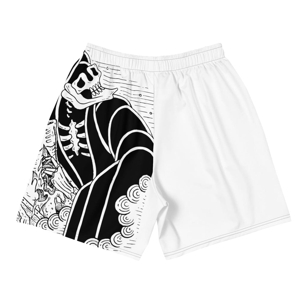 Death & Friends Recycled Athletic Shorts - Punk Gym Clothes