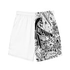 Death & Friends Swim Trunks - Punk Workout Clothes / Goth