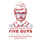 ’Five Guys: Are Never Enough’ T - shirt - Death