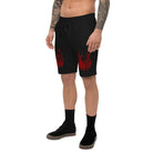 Flaming Men’s Fleece Shorts - Punk Gym Clothes & Goth