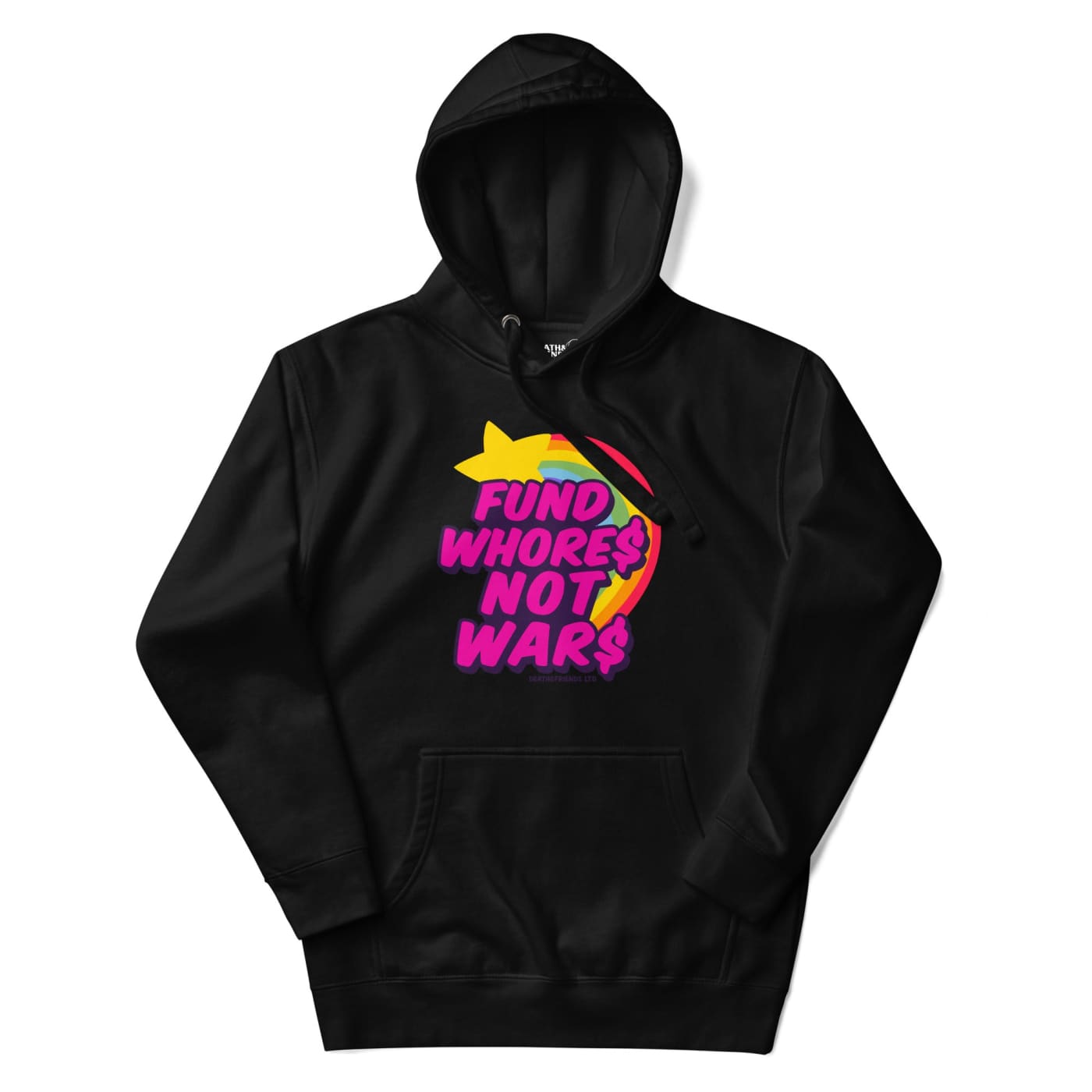 Fund Whores Not Wars Hoodie - Anti - War Clothing Stripper