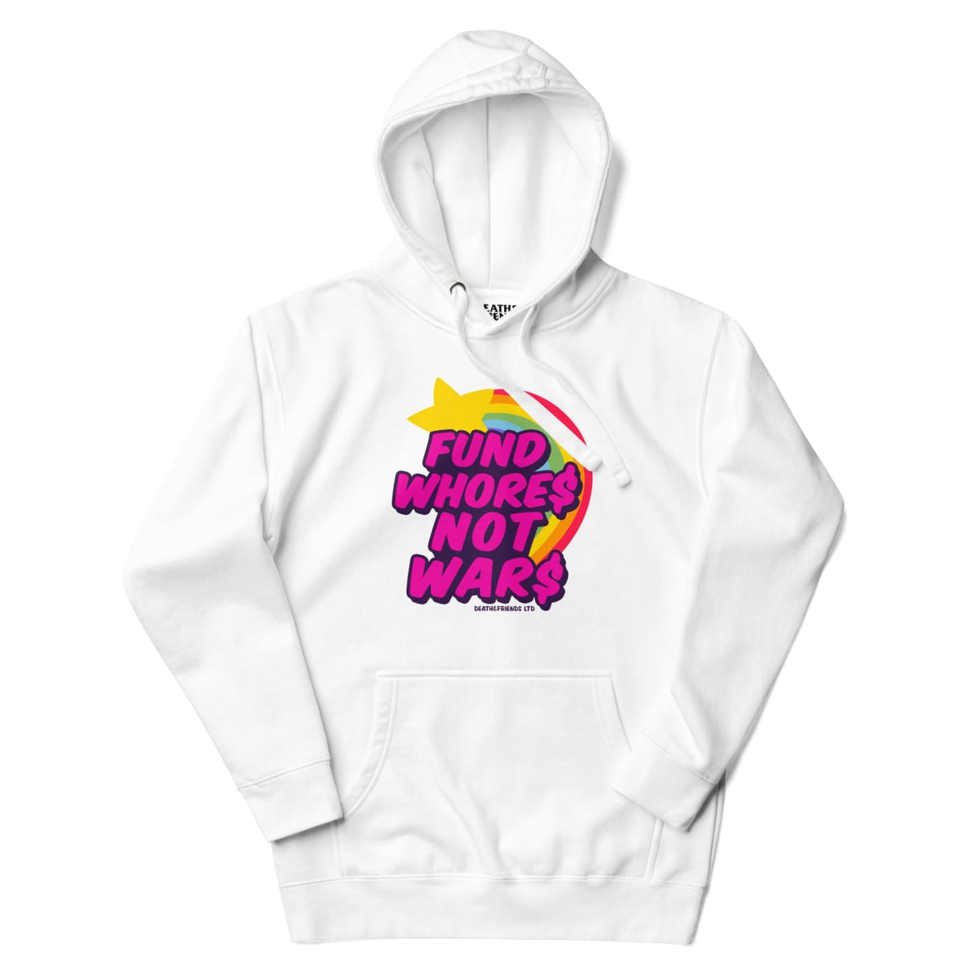 Fund Whores Not Wars Hoodie - Anti - War Clothing Stripper