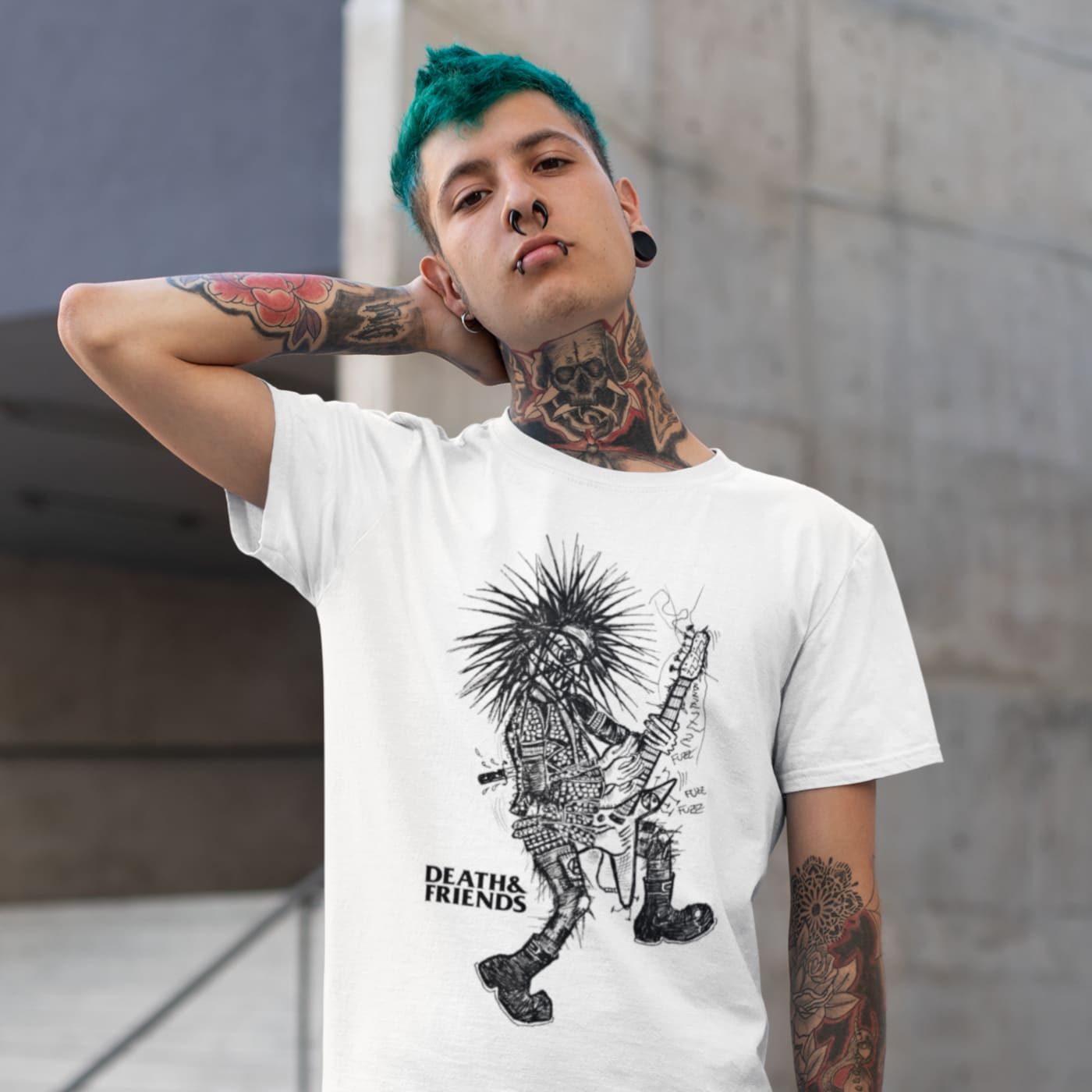 Fuzz T - Shirt - Death & Friends Ltd Streetwear Brand UK