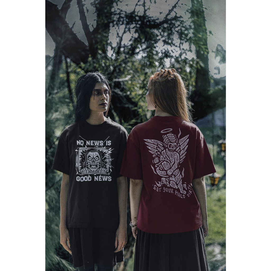 ’Get your Halo Dirty’ T - shirt - Death and Friends