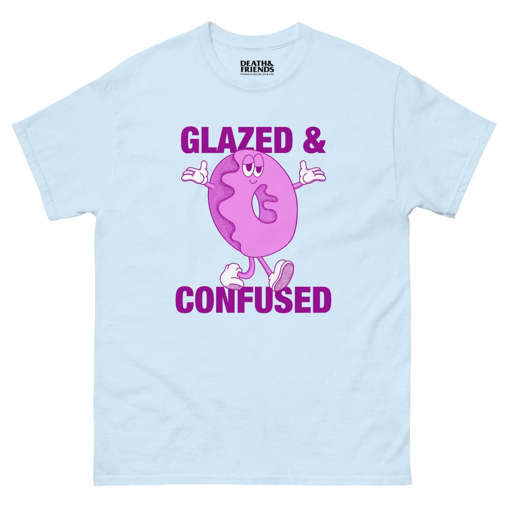 Glazed and Confused t - shirt - Death Friends Funny Donut
