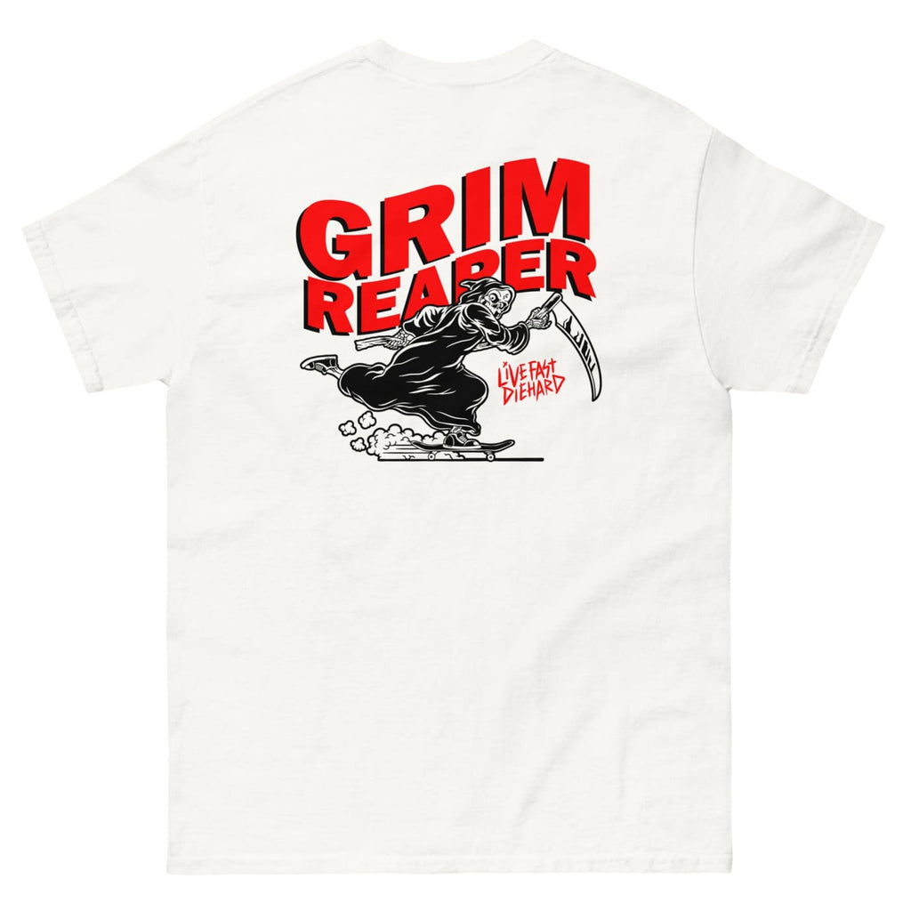 Grim Reaper Live Fast Die Hard T - shirt - Death