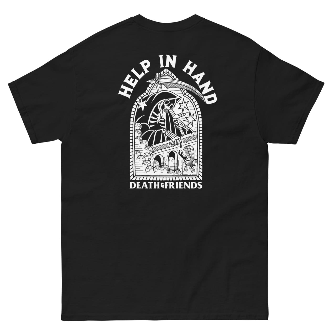 ’Help in Hand’ t - shirt - Death and Friends Streetwear