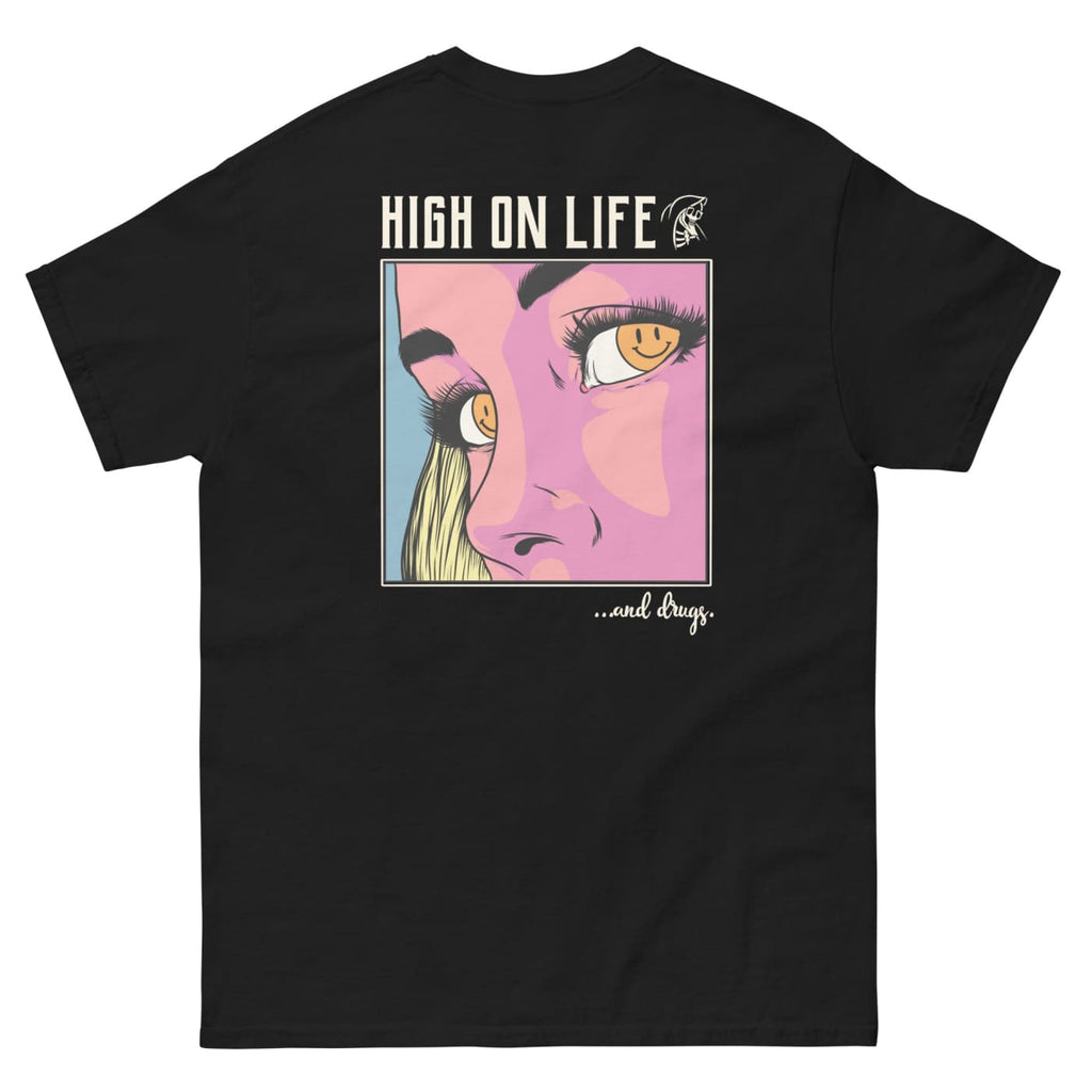 High on Life... and drugs Tee - Death and Friends - Acid