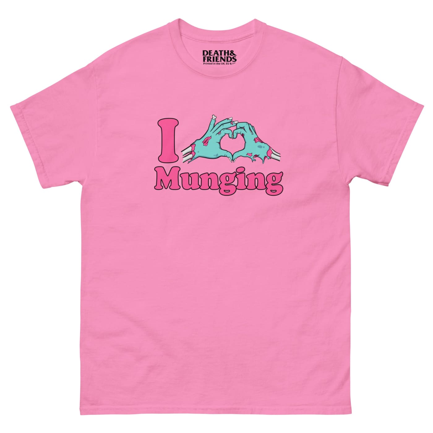 I heart Munging T - shirt - Death and Friends - Rude