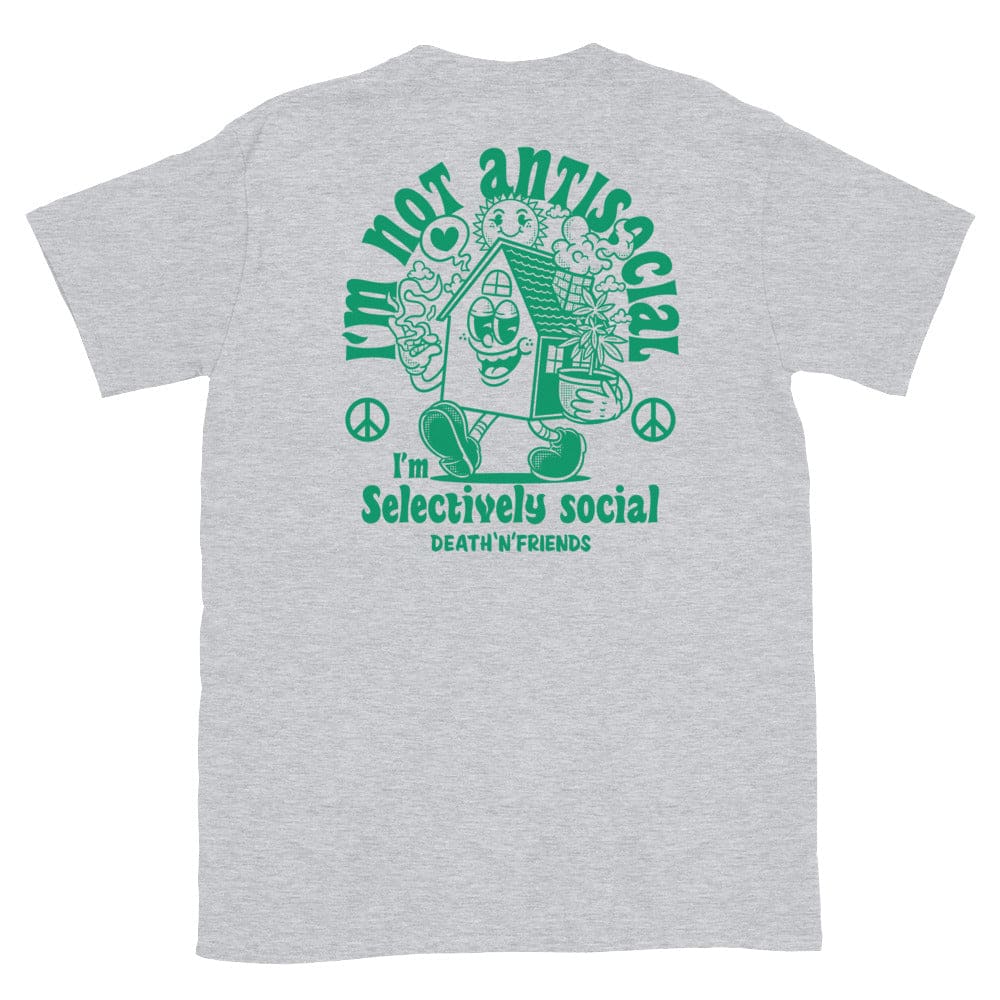 I’m Not Anti-Social T-Shirt - Death and Friends - Weed