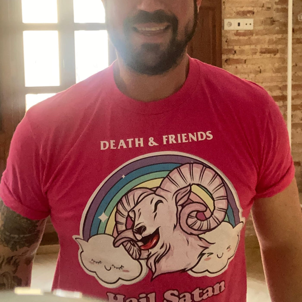 Kawaii Hail Satan T - Shirt - Death and Friends
