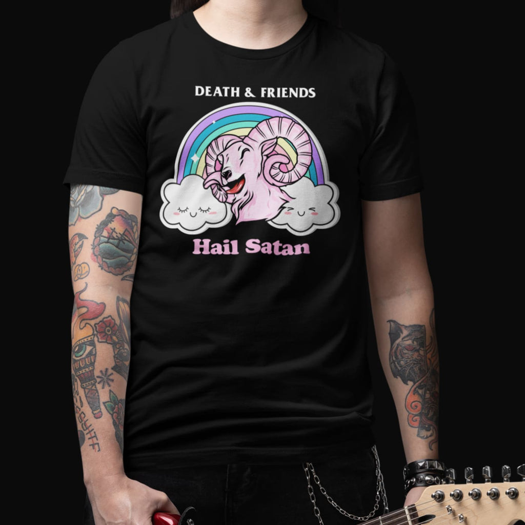 Kawaii Hail Satan T - Shirt - Death and Friends Streetwear