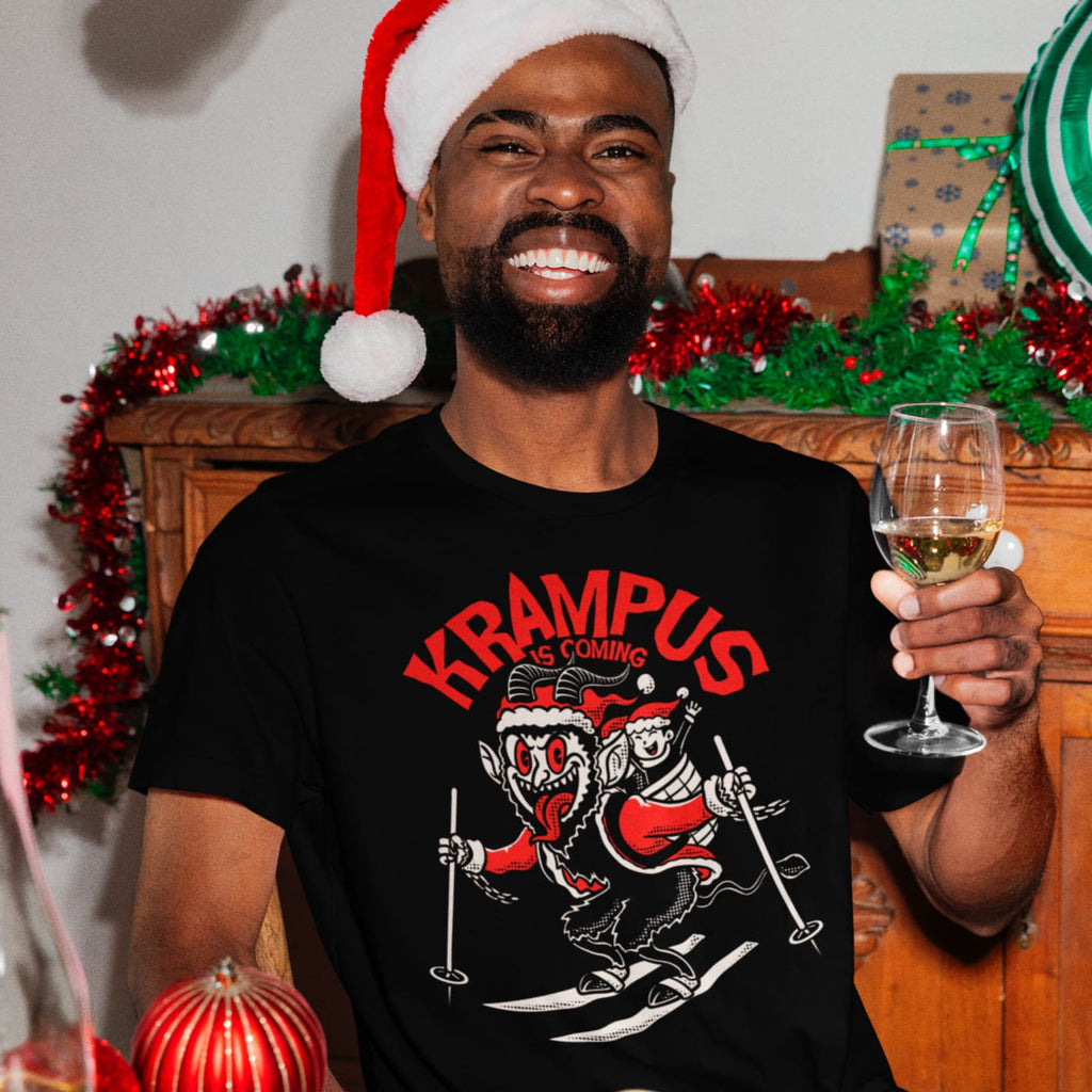 Krampus is Coming T - shirt - Death and Friends - Xmas