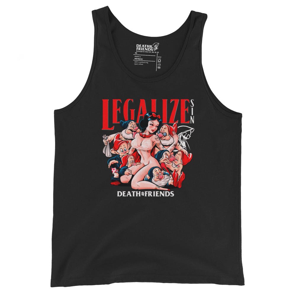 ’Legalize Sin’ Tank Top - Death & Friends ltd - Funny