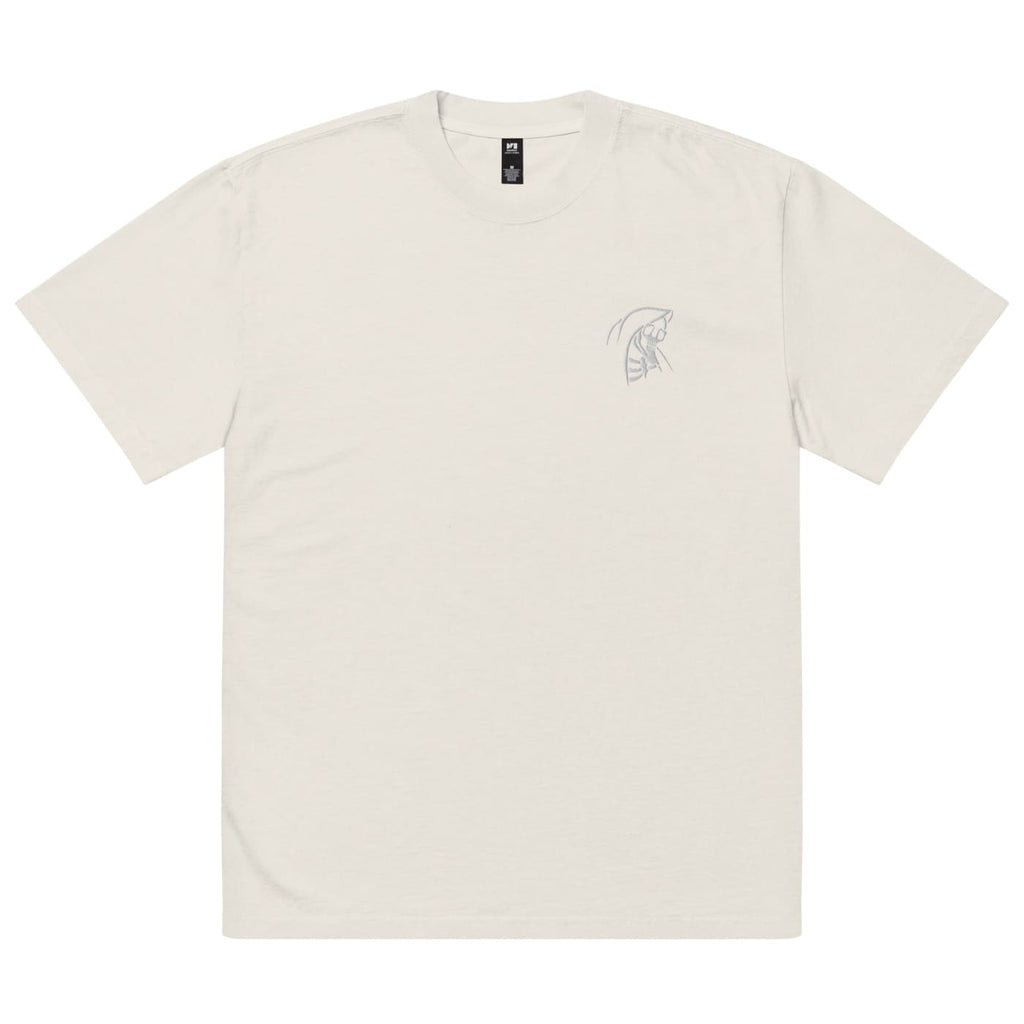 Oversized White T-shirt Men / Womens - Death and Friends -