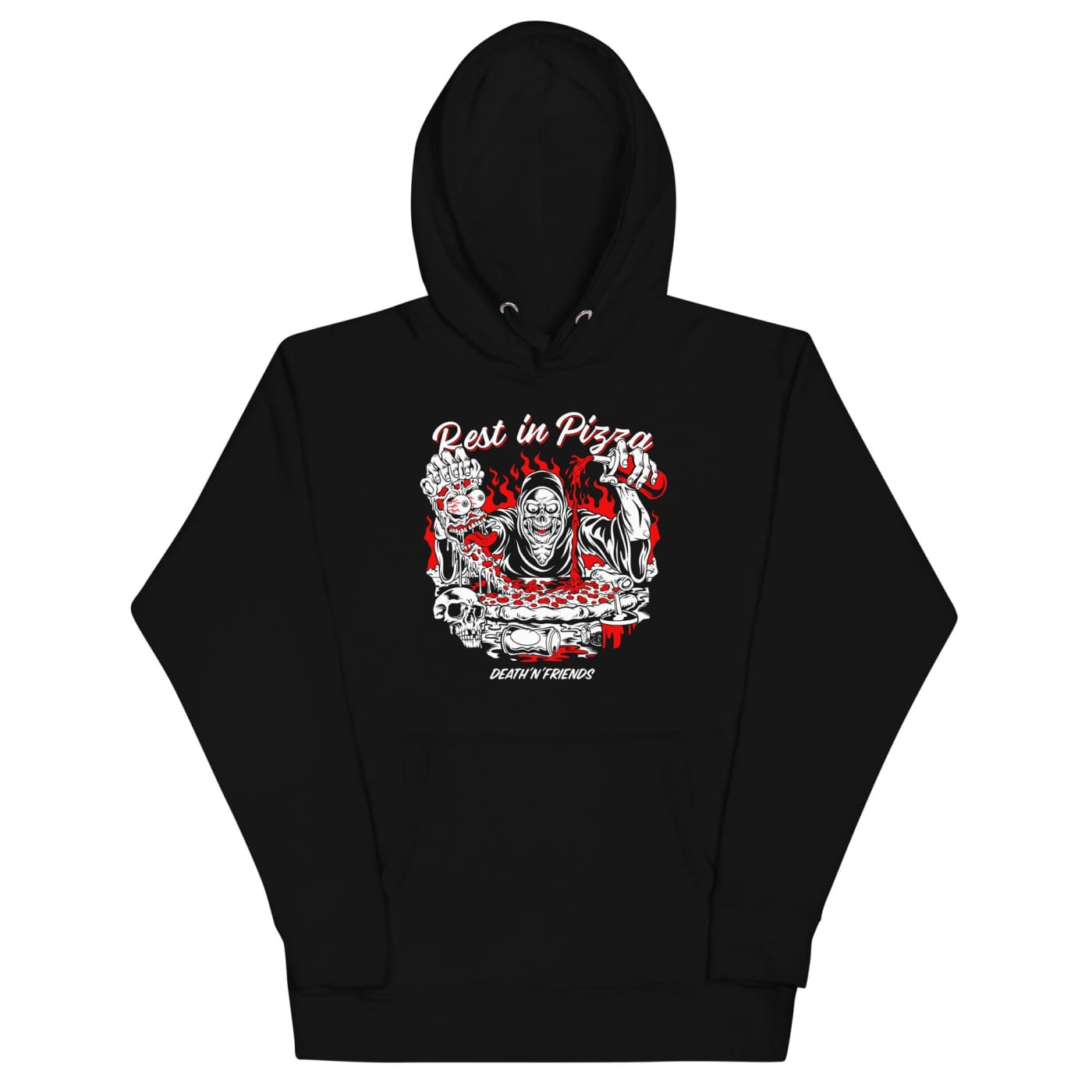 Rest in Pizza Hoodie - Death and Friends - Pizza Clothing