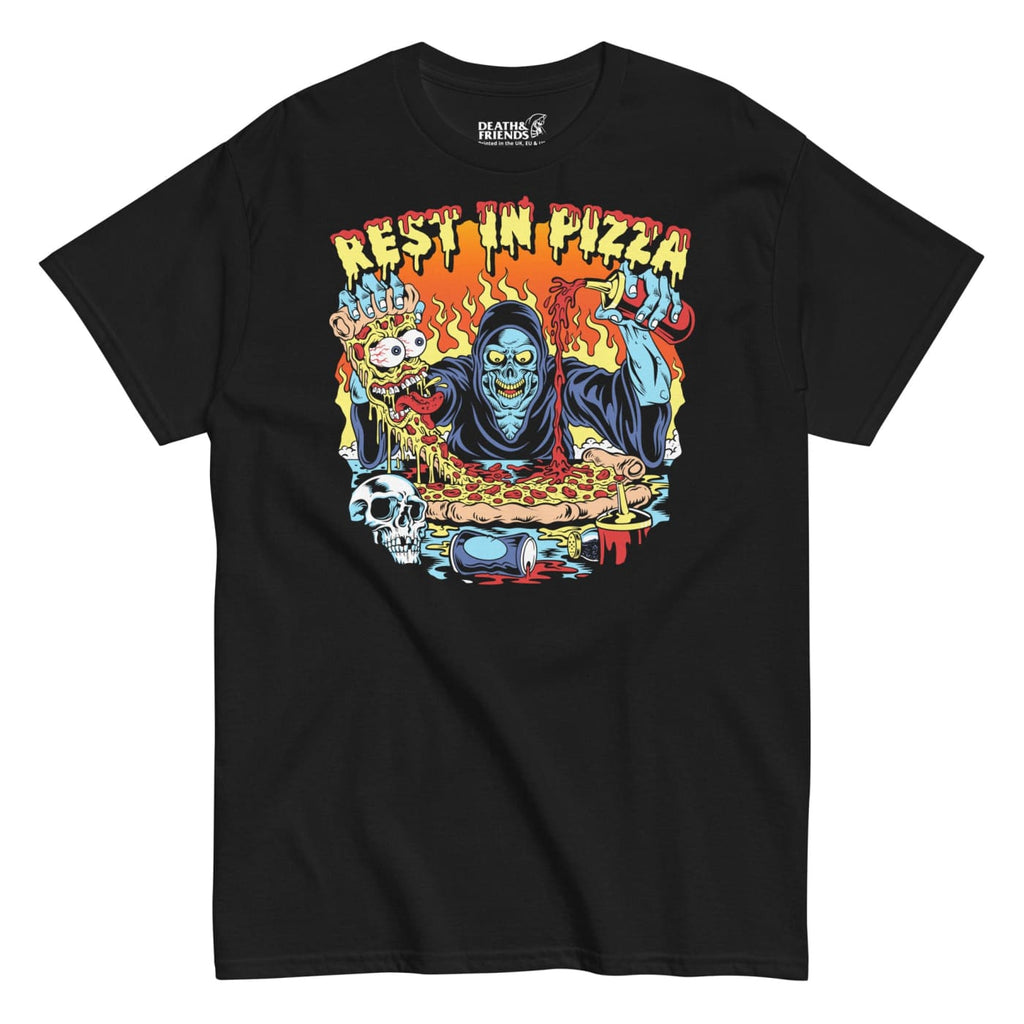 Rest in Pizza T - shirt - Death and Friends - Pizza