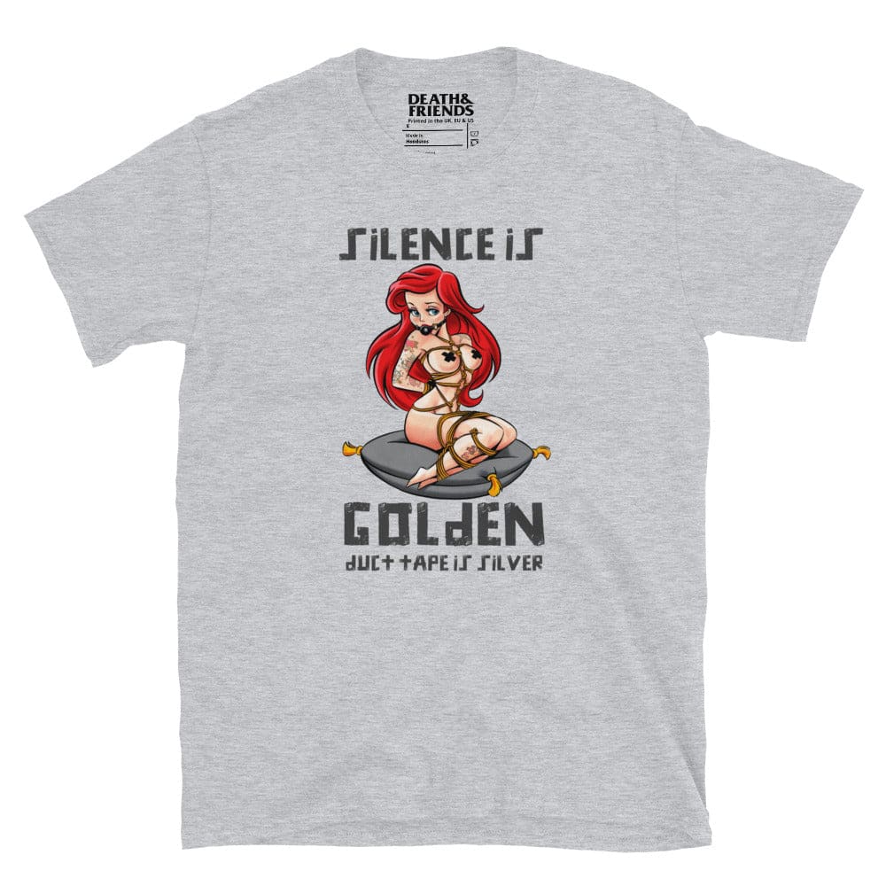 Silence is Golden (Duct Tape is Silver) T-Shirt - Death