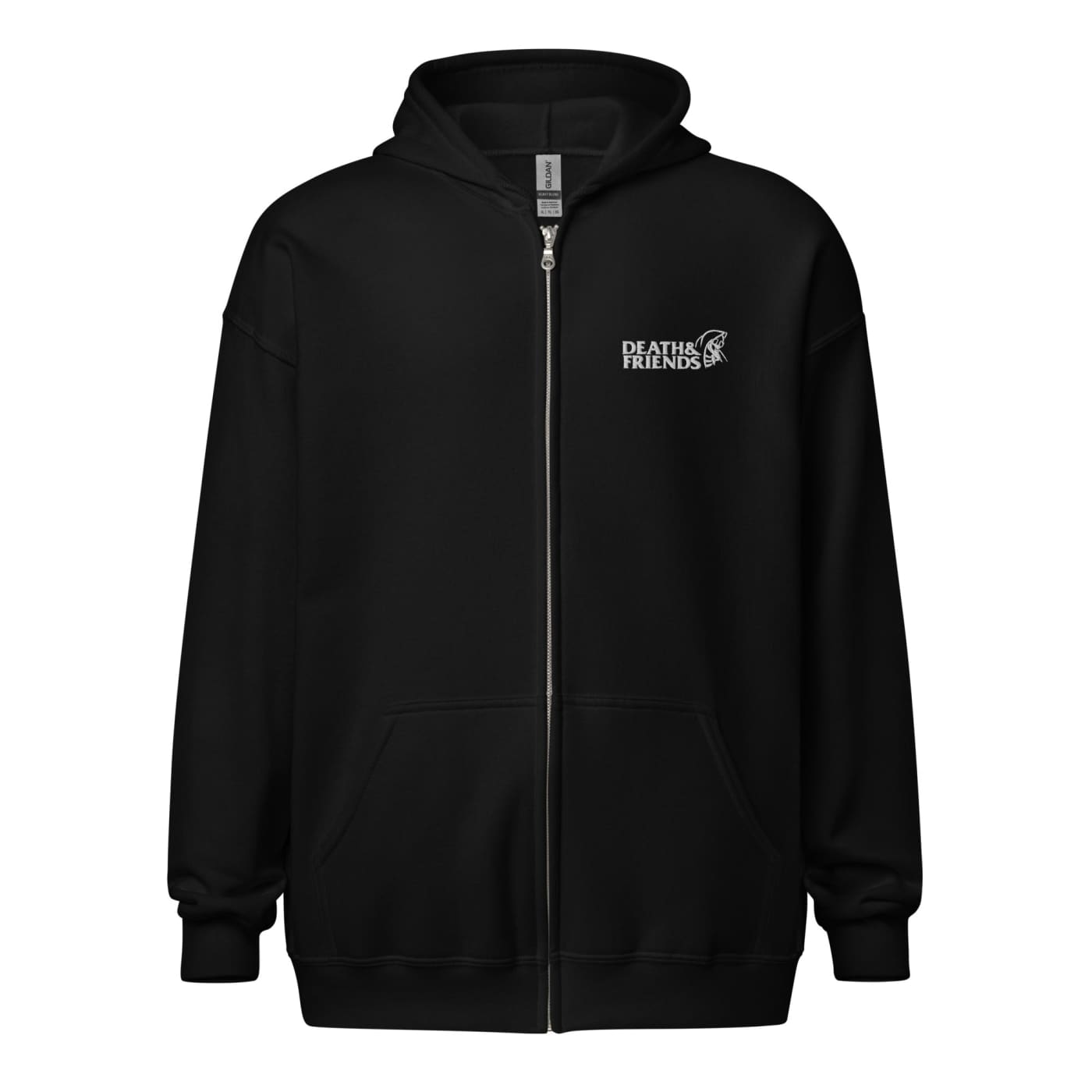 ’The Rabbit Hole Costs Extra’ Zip-up Hoodie - Death