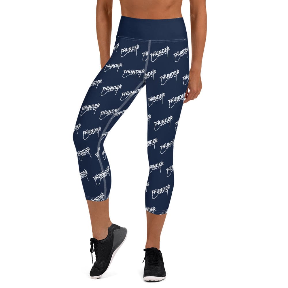 Thunder Cunt Yoga Capri Leggings - Death and Friends - Rude