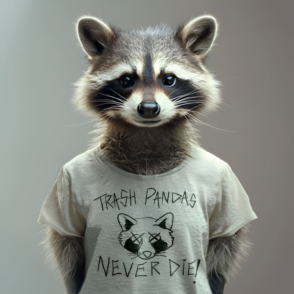 Trash Pandas Never Die t - shirt - Death and Friends Panda