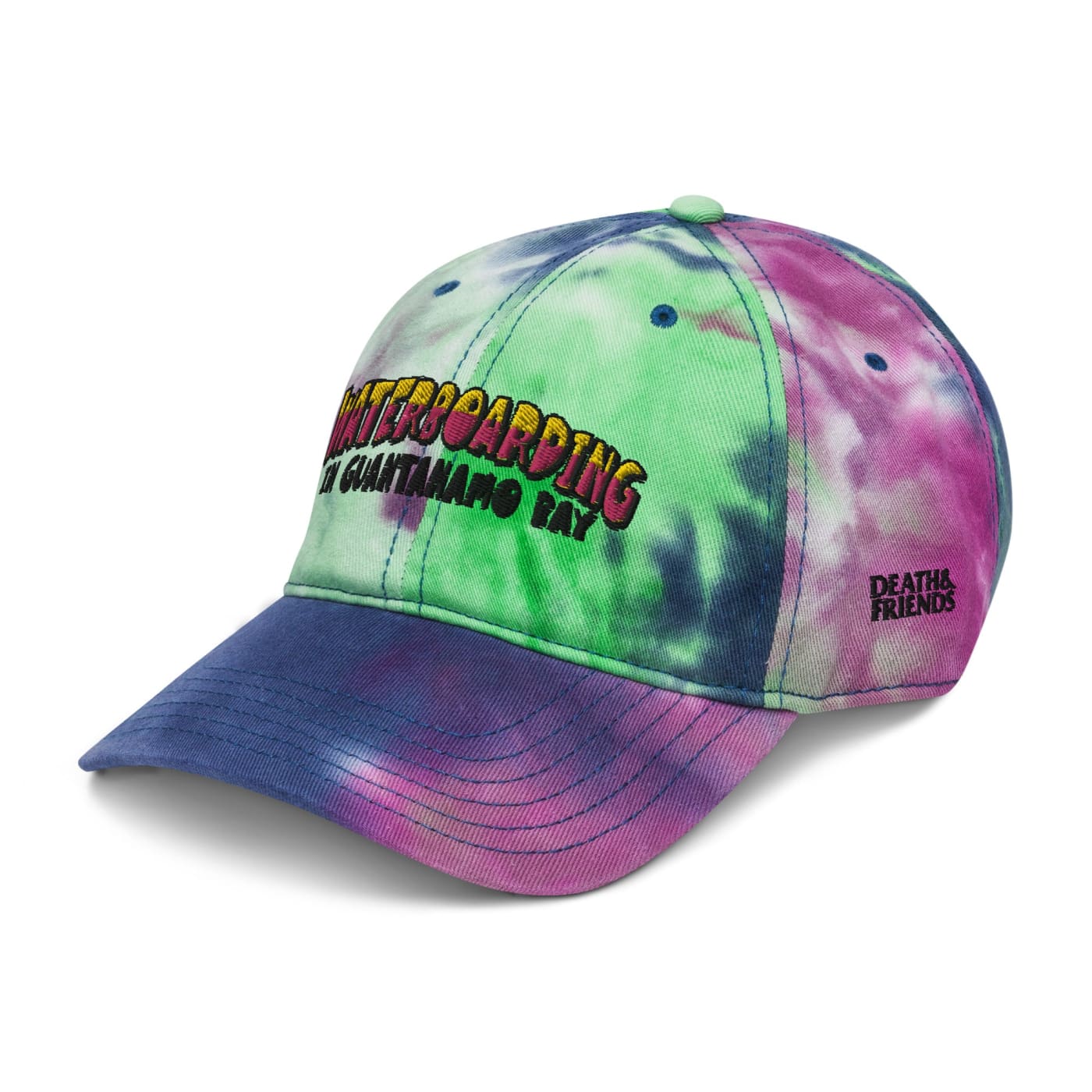 Waterboarding in Guantanamo Bay Tie dye hat - Anti-Torture